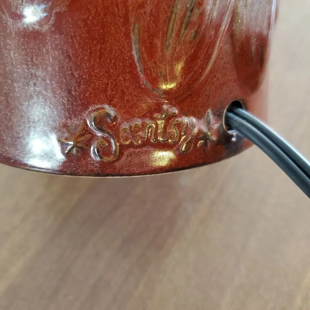 Scentsy Warmer Boho Chic Wax Warmer Full Size Warmer Tray & Blub Fall